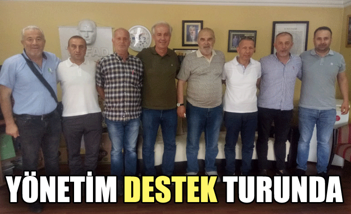 Yönetim Zonguldak’ta destek turunda