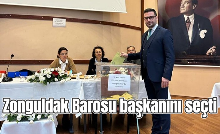 Zonguldak Barosu başkanını seçti