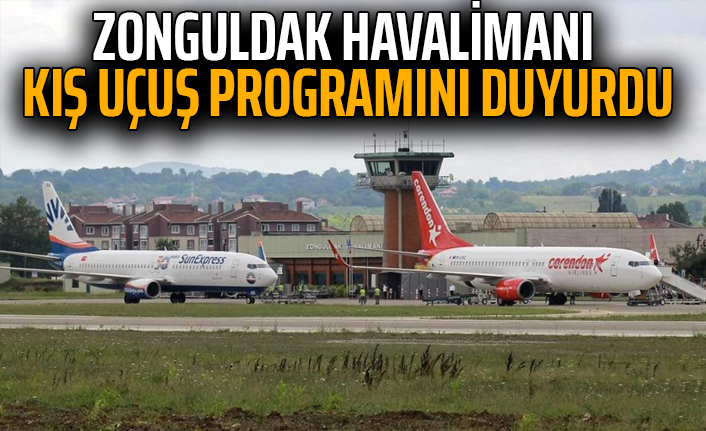 Zonguldak Havalimanı, kış uçuş programını duyurdu