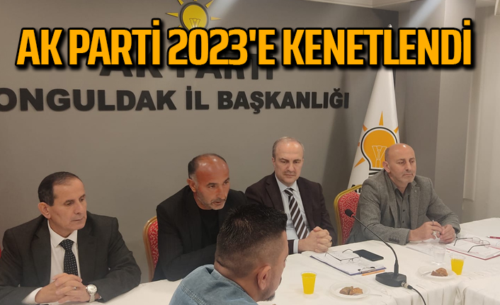 AK Parti 2023'e kenetlendi