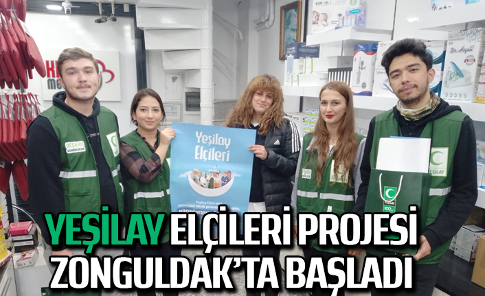 Yeşilay Elçileri Projesi Zonguldak’ta başladı