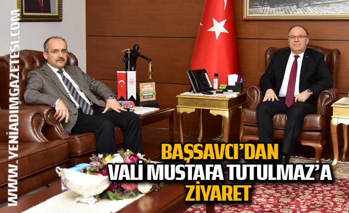 Başsavcısı’ndan, Vali Mustafa Tutulmaz’a ziyaret 
