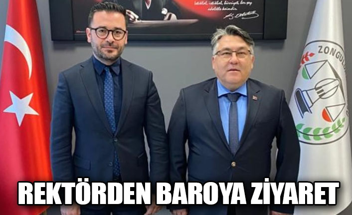 Rektörden Baroya Ziyaret