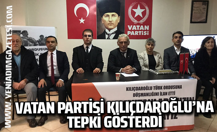 Vatan Partisi Kılıçdaroğlu’na tepki gösterdi