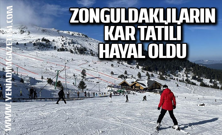 Zonguldaklıların Kar Tatili Hayal Oldu