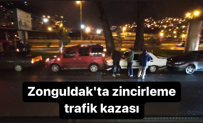 Zonguldak'ta zincirleme trafik kazası