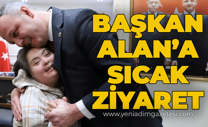 Başkan Ömer Selim Alan'a sıcak ziyaret