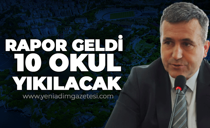 Rapor geldi: Zonguldak'ta 10 okul yıkılacak