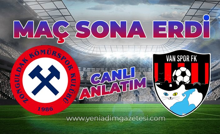 Zonguldak Kömürspor - Vanspor maçı sona erdi(CANLI ANLATIM)