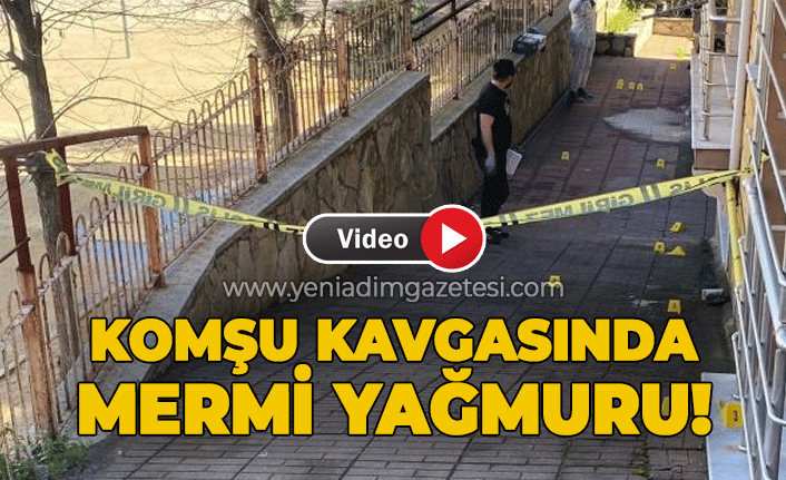 Zonguldak'ta Komşu kavgası: Mermi yağdı!