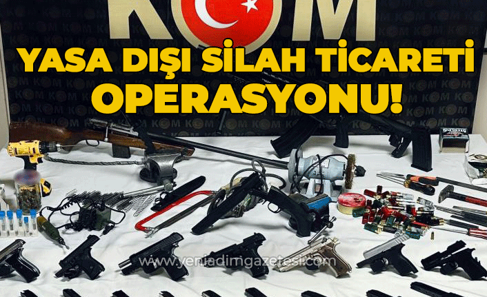 Zonguldak'ta yasa dışı silah operasyonu!