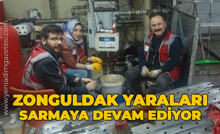 Zonguldak yaraları sarmaya devam ediyor